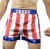 Creed Rocky Men’s Apollo Johnson Movie Boxing American Flag Shorts Trunks Boxers